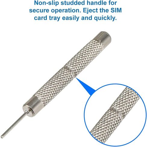 MMOBIEL 8 Pcs SIM Card Removal Tool Set for Smartphones 6 x Ejector Tool - 2 x Cleaning Cloth in Saudi Arabia