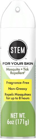 الجذعية يطرد البعوض والقراد، طارد البعوض ورذاذ القراد، رذاذ الحشرات بيكاريدين، خالي من العطور، 6 أونصة in Kuwait