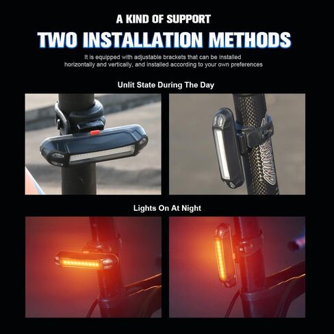 مصباح خلفي للدراجة قابل لإعادة الشحن USB من Chemini، أحمر/أزرق/أخضر 3 ألوان و7 أوضاع إضاءة للدراجة الخلفية مقاومة للماء لركوب الدراجات، وحقائب الظهر، وخوذة-عبوة واحدة in Kuwait