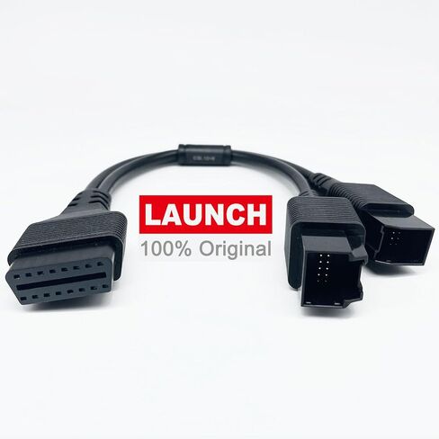 LAUNCH X-431 محول تشخيصي أصلي 100% obd2 متوافق مع موصل كابل برمجة Chrysler CSL12+8، كابل بروتوكول بوابة تجاوز FCA obd-ii - [14.8 بوصة/37.5 سم] in Saudi Arabia