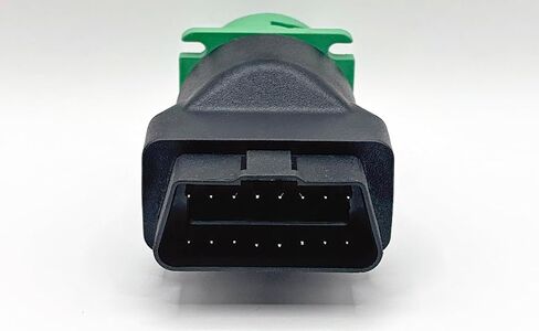 OBD2 Adapter,9 pin to OBD2 Adapter,16 Pin OBD2 Male to 9 Pin Green J1939 Green Female Adapter,Diagnose Cable Adapter Fit for Freight Liner ELD Tracker and Diagnostic Scanner/Device in Saudi Arabia