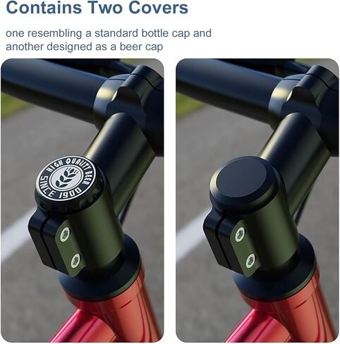 Hidden Bike Mount for AirTag with 2 Caps, Waterproof Bicycle Holder for Mountain Bikes 1-1/8" or 1-1/4"(28.6mm/31.8mm) Anti-Theft Protection in Kuwait