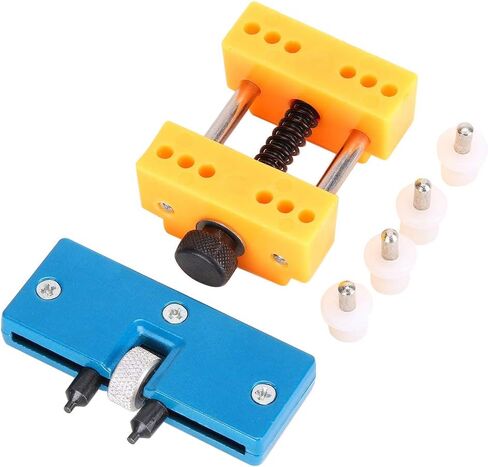 MMOBIEL Watch Case Back Opener Adjustable Remover Screw Wrench and Watch Holder Tool for Battery Replacing and Repair in Saudi Arabia