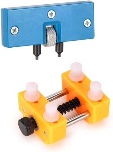 MMOBIEL Watch Case Back Opener Adjustable Remover Screw Wrench and Watch Holder Tool for Battery Replacing and Repair in Saudi Arabia
