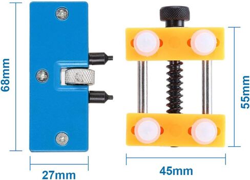 MMOBIEL Watch Case Back Opener Adjustable Remover Screw Wrench and Watch Holder Tool for Battery Replacing and Repair in Saudi Arabia
