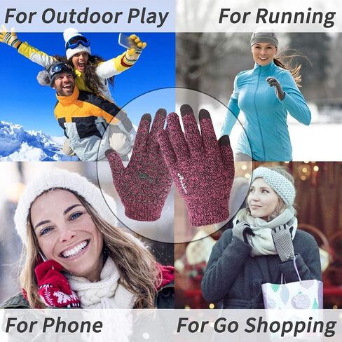 Achiou Winter Gloves Classic and Thick Upgraded Combination in Saudi Arabia