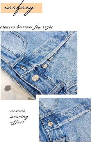 Women's Jean Shorts Summer Hight Waist Ripped Distressed Fringe Stretchy Denim Shorts in Saudi Arabia
