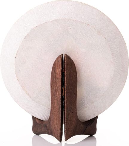 Marble Decorative Plate Traditional Indian Handpainted Round Shape Showpiece Pottery Plate with Stand for Decoration Home Office Décor and Gifting (Rajasthani Lady) in Saudi Arabia