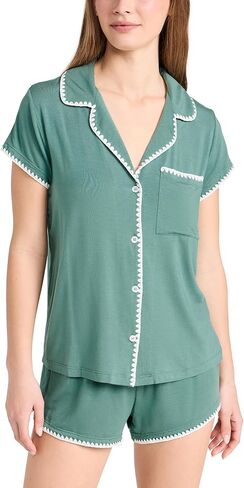 Eberjey Women's Frida- The Whip Stitch Cami & Short Set in Saudi Arabia