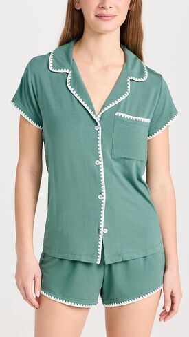 Eberjey Women's Frida- The Whip Stitch Cami & Short Set in Saudi Arabia