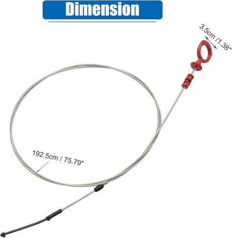uxcell Engine Oil Level Indicator Dipstick for Volkswagen Routan 2009-2011 for Chrysler 200 2011-2014 for Chrysler 300 2005-2013 No.20758415/20466597 in Saudi Arabia