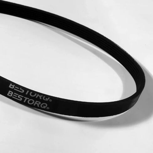 BESTORQ 220J10 Rubber V-Belt, PJ V-Ribbed, 10 Ribs, 22" Length x 0.93" Width x 0.17" Height, Pack of 2 in Saudi Arabia