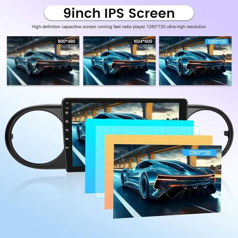 [8 Core 4+64G] Android Car Radio for Toyota Scion xB 2007-2019 - 9 Inch 1280 * 720 IPS Touchscreen Car Stereo - Wireless Carplay and Android Auto - DSP 32EQ / GPS/WiFi + AHD Backup Camera in Saudi Arabia