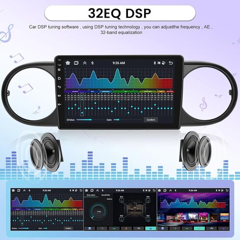 [8 Core 4+64G] Android Car Radio for Toyota Scion xB 2007-2019 - 9 Inch 1280 * 720 IPS Touchscreen Car Stereo - Wireless Carplay and Android Auto - DSP 32EQ / GPS/WiFi + AHD Backup Camera in Saudi Arabia