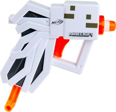 مسدس NERF MicroShots Minecraft Ghast Mini Blaster، يتضمن 2 سهام النخبة الرسمية، وأشياء تخزين عيد الميلاد، وتصميم Minecraft Ghast Mob صغير in Saudi Arabia