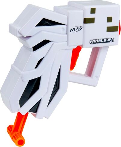 مسدس NERF MicroShots Minecraft Ghast Mini Blaster، يتضمن 2 سهام النخبة الرسمية، وأشياء تخزين عيد الميلاد، وتصميم Minecraft Ghast Mob صغير in Saudi Arabia