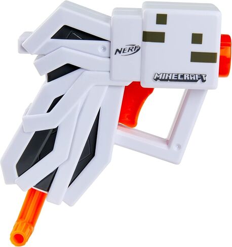 مسدس NERF MicroShots Minecraft Ghast Mini Blaster، يتضمن 2 سهام النخبة الرسمية، وأشياء تخزين عيد الميلاد، وتصميم Minecraft Ghast Mob صغير in Saudi Arabia