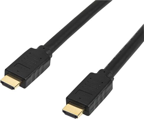 StarTech 50ft Active HDMI 2.0 Cable, 4K 60Hz, HDR, 18Gbps, Black in Saudi Arabia