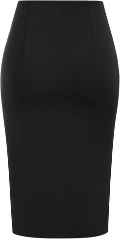 Kate Kasin 2 Piece Pencil Skirts for Women High Waist Business Skirt Black Medium in Saudi Arabia