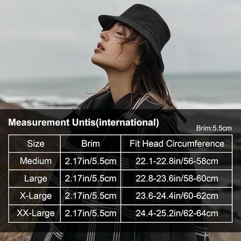XXL Quick Dry Bucket Hat, Oversize Water Repellent Fisherman Hats, UPF 50+ Large Bucket Sun Hats for Men Women in Saudi Arabia