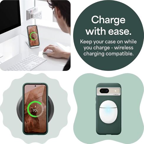 CYRILL UltraColor Compatible with Google Pixel 8 Case (2023), Durable Protective Matte Silicone-Feel TPU Case for Pixel 8 with Slim Fit Profile - Dusk in Saudi Arabia