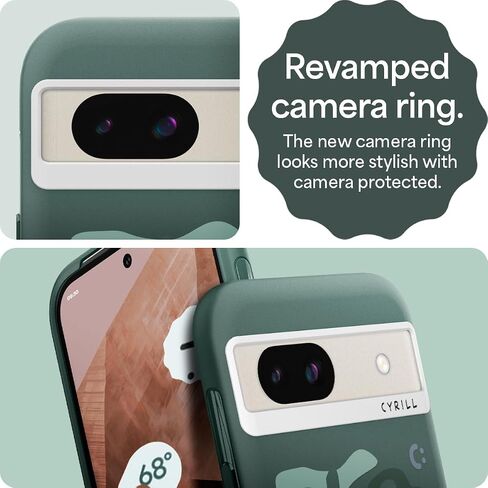 CYRILL UltraColor Compatible with Google Pixel 8 Case (2023), Durable Protective Matte Silicone-Feel TPU Case for Pixel 8 with Slim Fit Profile - Dusk in Saudi Arabia