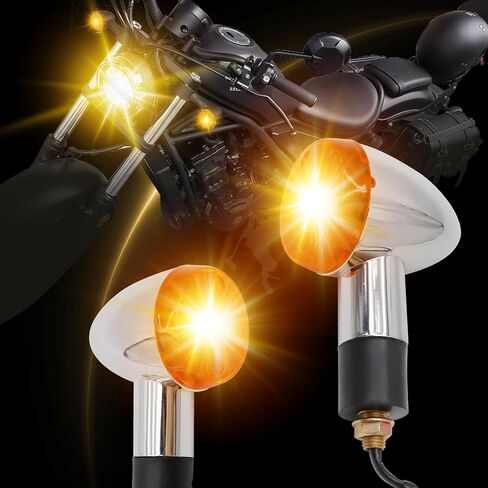 4 قطعة دراجة نارية بدوره أضواء الإشارة LED رصاصة بدوره إشارات العالمي الجبهة الخلفية أضواء المؤشر استبدال لياماها كاواساكي هوندا سوزوكي العنبر in Kuwait