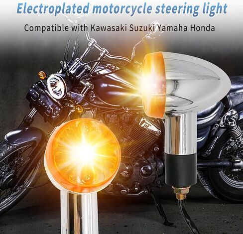 4 قطعة دراجة نارية بدوره أضواء الإشارة LED رصاصة بدوره إشارات العالمي الجبهة الخلفية أضواء المؤشر استبدال لياماها كاواساكي هوندا سوزوكي العنبر in Kuwait