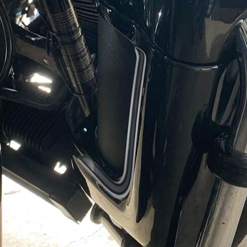 HDBUBALUS دراجة نارية أقل هدية ضوء LED بدوره إشارة أضواء الجري مناسبة ل Harley Touring Street Glide Road Glide Electra Glide FLHTK FLTRU 2006-2013 (اللون: عدسات دخان الإسكان الكروم) in Saudi Arabia