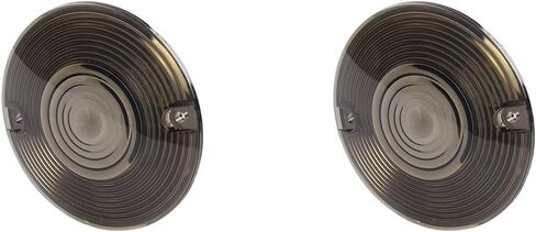 4 قطع مدخنة 3 1/4 بوصة عدسة إشارة الانعطاف المسطحة متوافقة مع Harley Touring Road King Road Glide Heritage Softail Electra Glide Ultra Limited in Kuwait