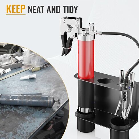 LCGP Grease Gun Holder Wall Mounted Grease Gun Storage Organizer for Garages, Shop Trailers with Removable Drip Cups in Saudi Arabia