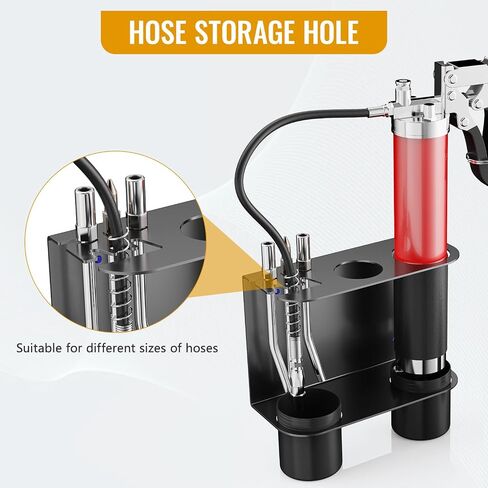 LCGP Grease Gun Holder Wall Mounted Grease Gun Storage Organizer for Garages, Shop Trailers with Removable Drip Cups in Saudi Arabia