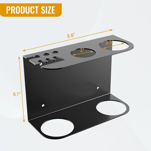 LCGP Grease Gun Holder Wall Mounted Grease Gun Storage Organizer for Garages, Shop Trailers with Removable Drip Cups in Saudi Arabia