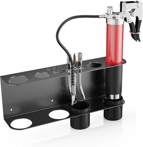 LCGP Grease Gun Holder Wall Mounted Grease Gun Storage Organizer for Garages, Shop Trailers with Removable Drip Cups in Saudi Arabia