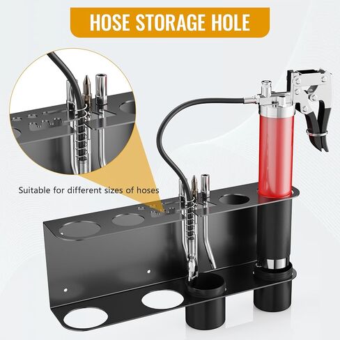 LCGP Grease Gun Holder Wall Mounted Grease Gun Storage Organizer for Garages, Shop Trailers with Removable Drip Cups in Saudi Arabia