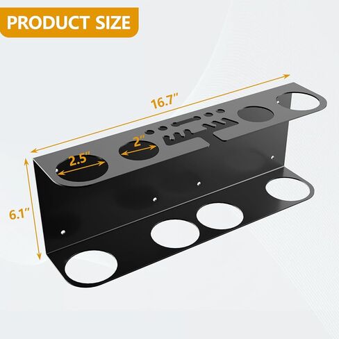 LCGP Grease Gun Holder Wall Mounted Grease Gun Storage Organizer for Garages, Shop Trailers with Removable Drip Cups in Saudi Arabia