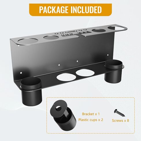 LCGP Grease Gun Holder Wall Mounted Grease Gun Storage Organizer for Garages, Shop Trailers with Removable Drip Cups in Saudi Arabia