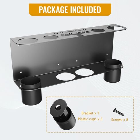 حاملات مسدس الشحوم LCGP المتوافقة مع منظم تخزين مسدس الشحوم المثبت على الحائط للمرائب ومقطورات التسوق مع أكواب التنقيط القابلة للإزالة in Kuwait