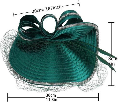 Tea Party Fascinator Hat for Women Kentucky Headwear Derby Pillbox Church Hat for Cocktail in Saudi Arabia