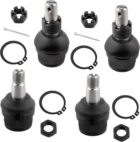 BOXI 4pcs Front Upper&Lower Ball Joints Fit for Chevy Blazer K10 K20 Pickup Suburban K5 Blazer V10 V20 Suburban/for Dodge Ramcharger W100 W150 W200 W300/for Ford/for GMC/for Jeep 1970-1991|K8194 K8195 in Saudi Arabia