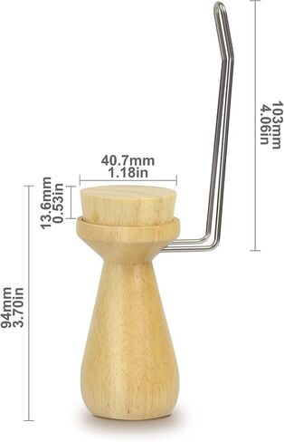WH02 Wooden Magnet Painting Handle with Bases Coloring Wargame (Rubberwood - High) in Saudi Arabia