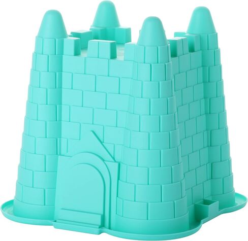 Dazmers 4 Pack Sand Castles Beach Buckets Toy Set,Colorful Sandcastle Mould Pails for Kids and Toddlers, Beach Party Summer Activities Fun (Round Castle) in Saudi Arabia
