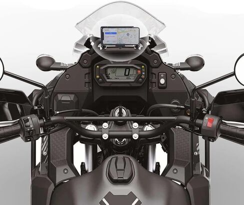 جديد قطع الغيار للدرجة النارية حامل الهاتف الأمامي حامل الهاتف الذكي نظام تحديد المواقع لوحة الملاحة قوس 2022 + ل KLR650 klr 650 in Kuwait