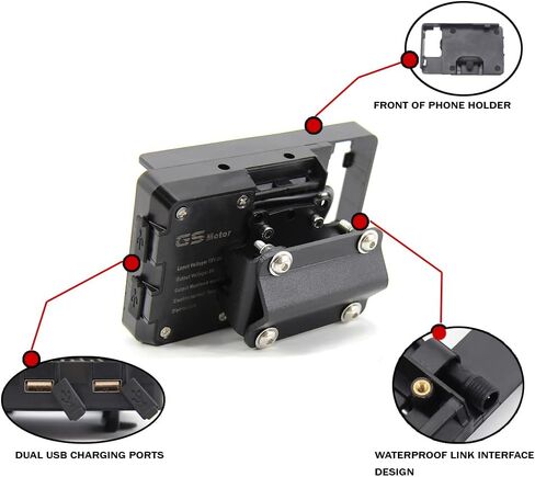 جديد قطع الغيار للدرجة النارية حامل الهاتف الأمامي حامل الهاتف الذكي نظام تحديد المواقع لوحة الملاحة قوس 2022 + ل KLR650 klr 650 in Kuwait