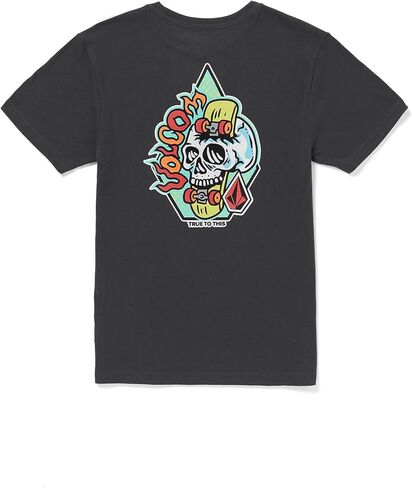 Volcom Boys' Sticker Skull Short Sleeve Top (Big Kids) in Saudi Arabia