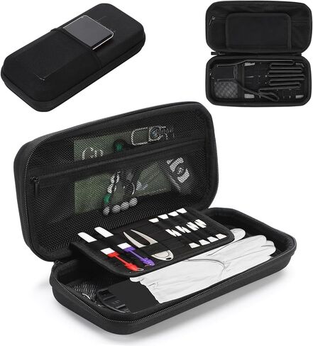 حافظة حامل قفازات الجولف، حقيبة ملحقات الجولف مع شكل القفازات، حافظة منظم تخزين الجولف للقمصان، علامات الكرة، المسجل، أدوات الحفر، الهاتف، هدية للرجال والنساء لاعبي الغولف in Kuwait