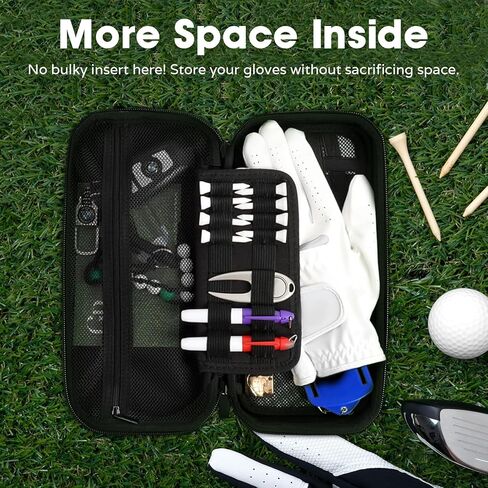 حافظة حامل قفازات الجولف، حقيبة ملحقات الجولف مع شكل القفازات، حافظة منظم تخزين الجولف للقمصان، علامات الكرة، المسجل، أدوات الحفر، الهاتف، هدية للرجال والنساء لاعبي الغولف in Kuwait