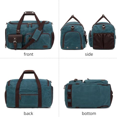 حقيبة سفر واق من المطر حقيبة عطلة نهاية الأسبوع مع حجرة الأحذية حقيبة طوال الليل للرجال حقيبة سفر تحمل الأمتعة باللون الأخضر الفاتح in Kuwait