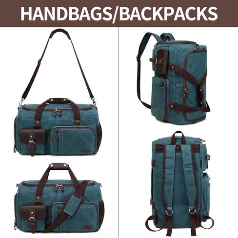 حقيبة سفر واق من المطر حقيبة عطلة نهاية الأسبوع مع حجرة الأحذية حقيبة طوال الليل للرجال حقيبة سفر تحمل الأمتعة باللون الأخضر الفاتح in Kuwait