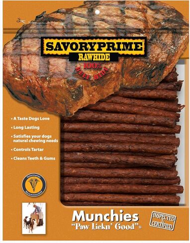 Chicken and Beef Munchie Stick Dog Treat Quantity: 100-Pack in Saudi Arabia
